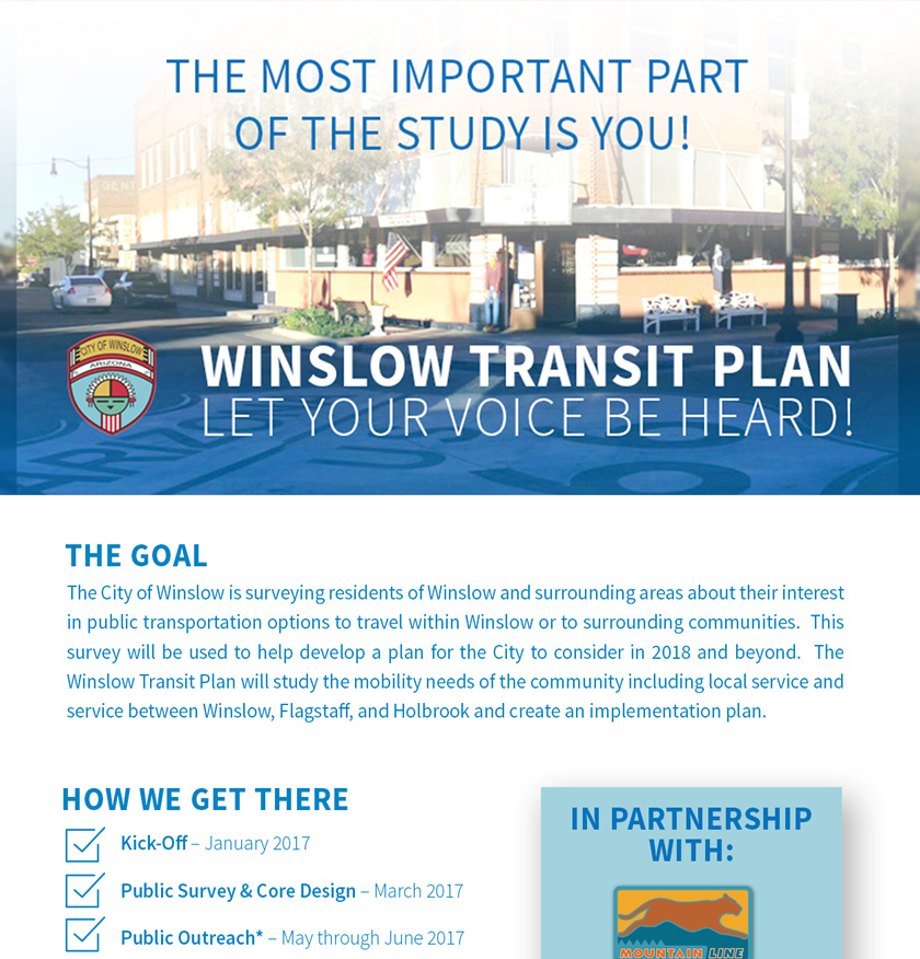 winslow transit plan survey