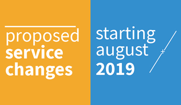 Proposed service changes 2019.