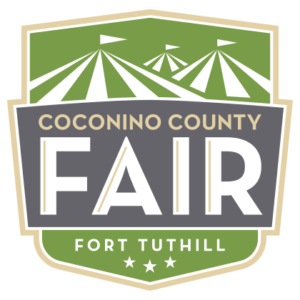 The Coconino County Fair logo, featuring FREE Ride Mountain Line.